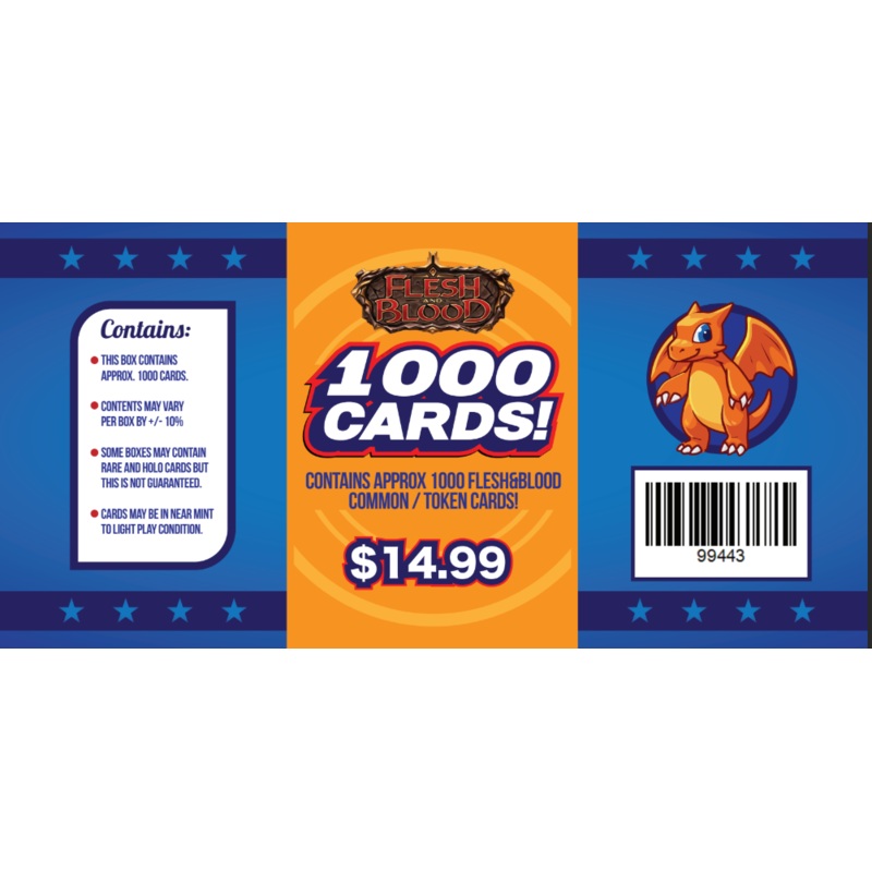 Approximately 1000 Flesh and Blood Cards