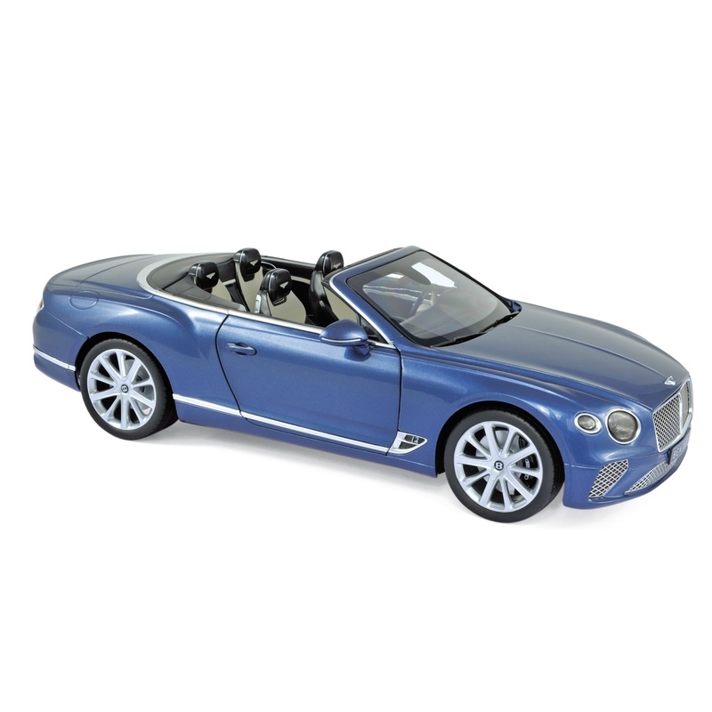 Bentley Continental GTC 2019 Bleu Cristal 1/18