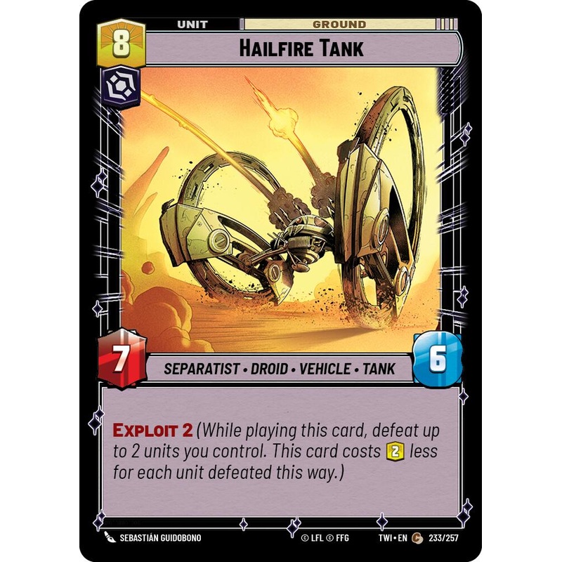 Hailfire Tank (233/257) (233/257) [Twilight of the Republic]
