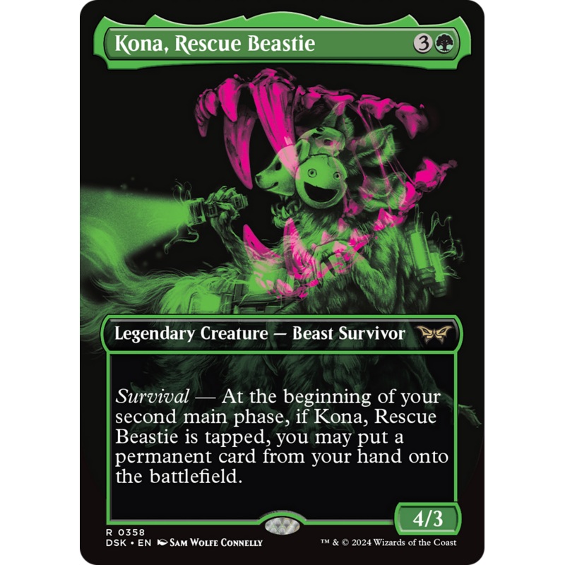Kona, Rescue Beastie (Showcase) [Duskmourn: House of Horror]