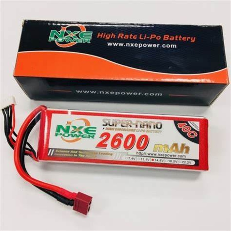 NXE 14.8V 2600mah 40c Soft case w/Deans