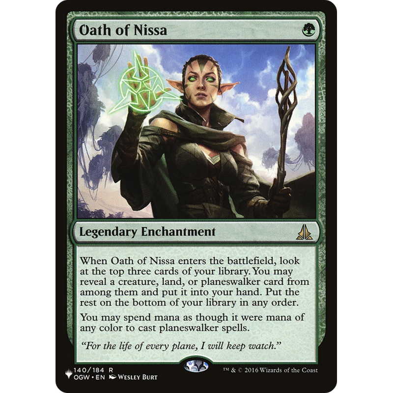 Oath of Nissa [The List]