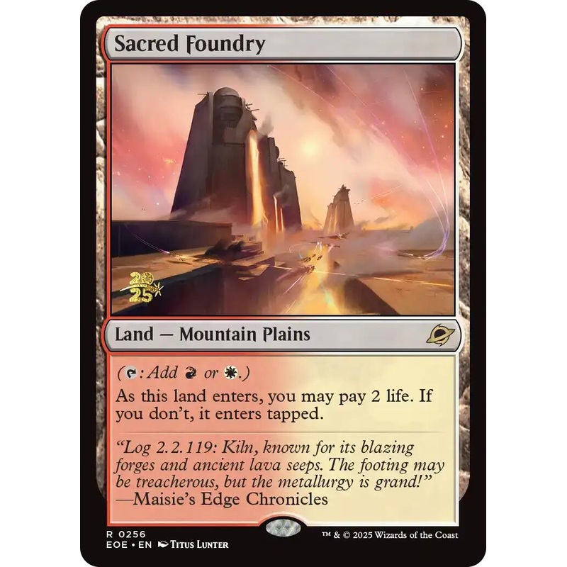 Sacred Foundry [Edge of Eternities Prerelease Promos]
