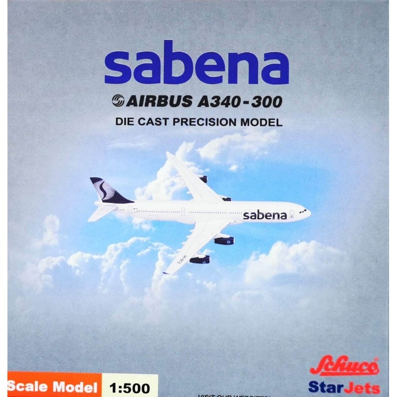 StarJets 1:500 Sabena Airbus A340-300 SJSAB119