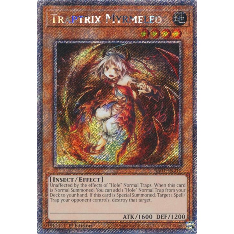 Traptrix Myrmeleo [RA04-EN210] Platinum Secret Rare