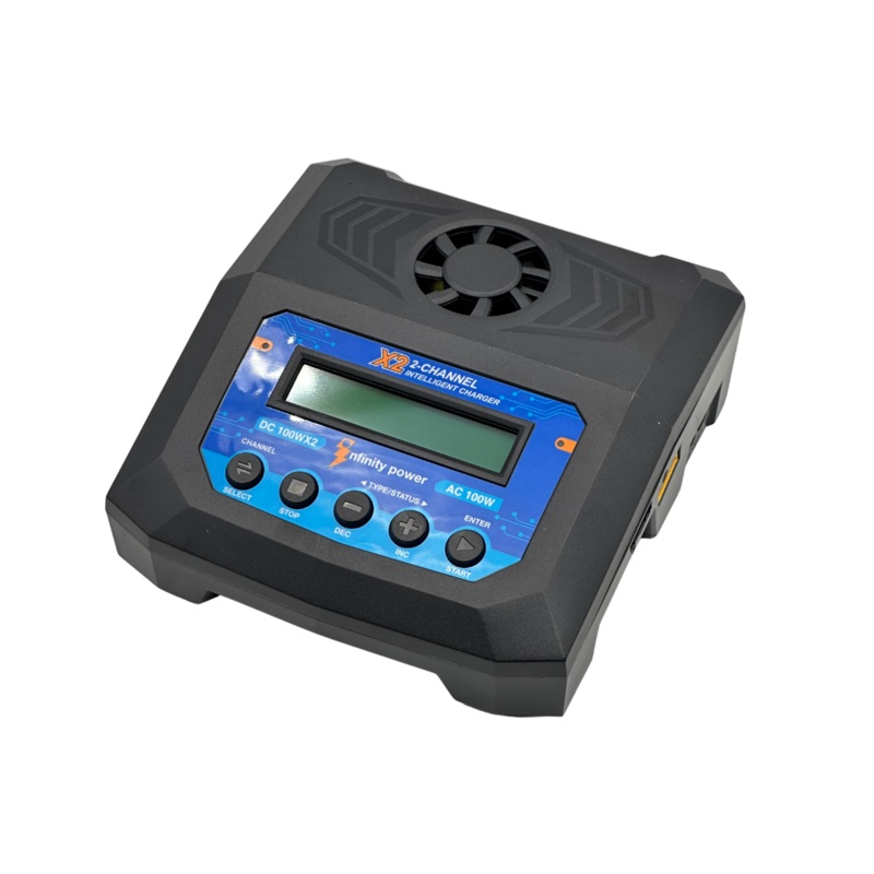 Infinity Power X2MINI Dual Port LiPo Balance NiMH Battery Charger