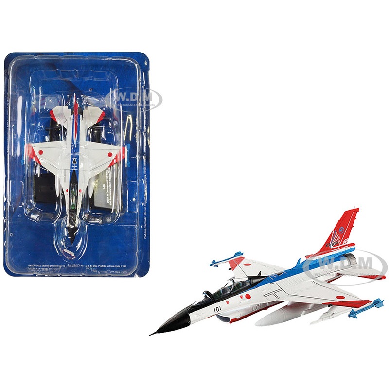Mitsubishi F-2B Fighter Aircraft Air Development and Test Wing, 60th Anniversary (2015) Japan Air Self-Defense Force 1/100 Diecast Model by Hachette Collections