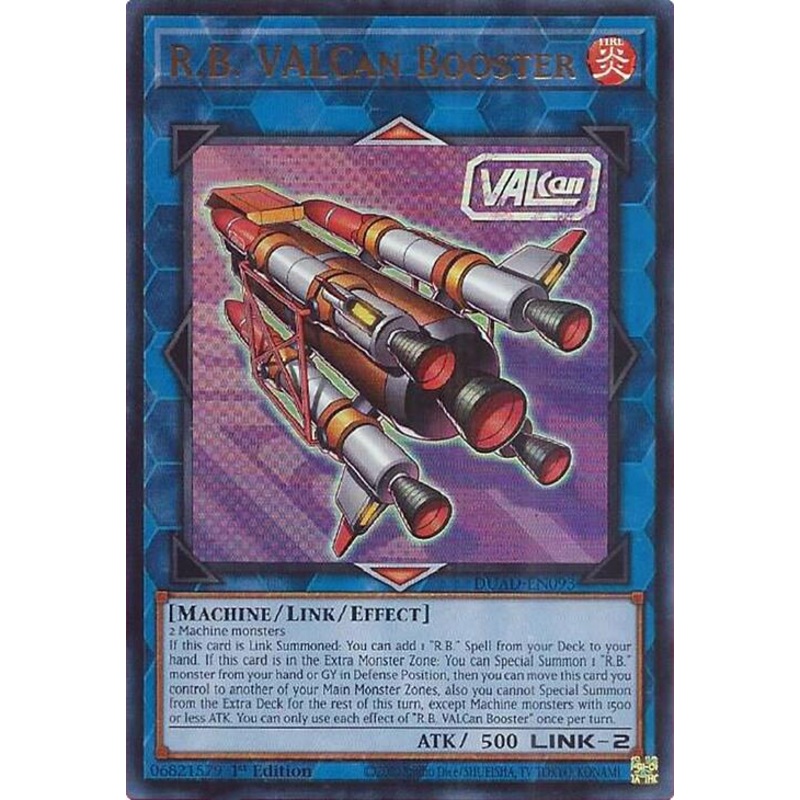 R.B. VALCan Booster [DUAD-EN093] Ultra Rare