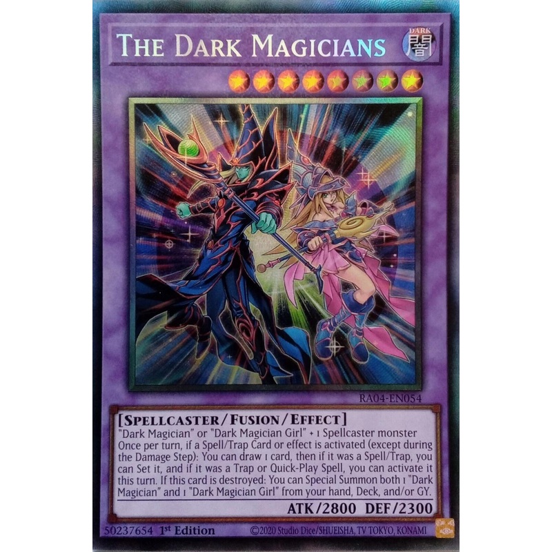 The Dark Magicians [RA04-EN054] Prismatic Collector's Rare