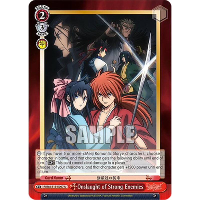 Onslaught of Strong Enemies (RKN/S115-E067 U) [Rurouni Kenshin]