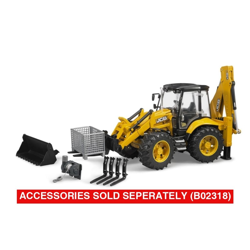 MS-B02454 Bruder JCB 5CX Eco Backhoe Loader - Accessories sold separately