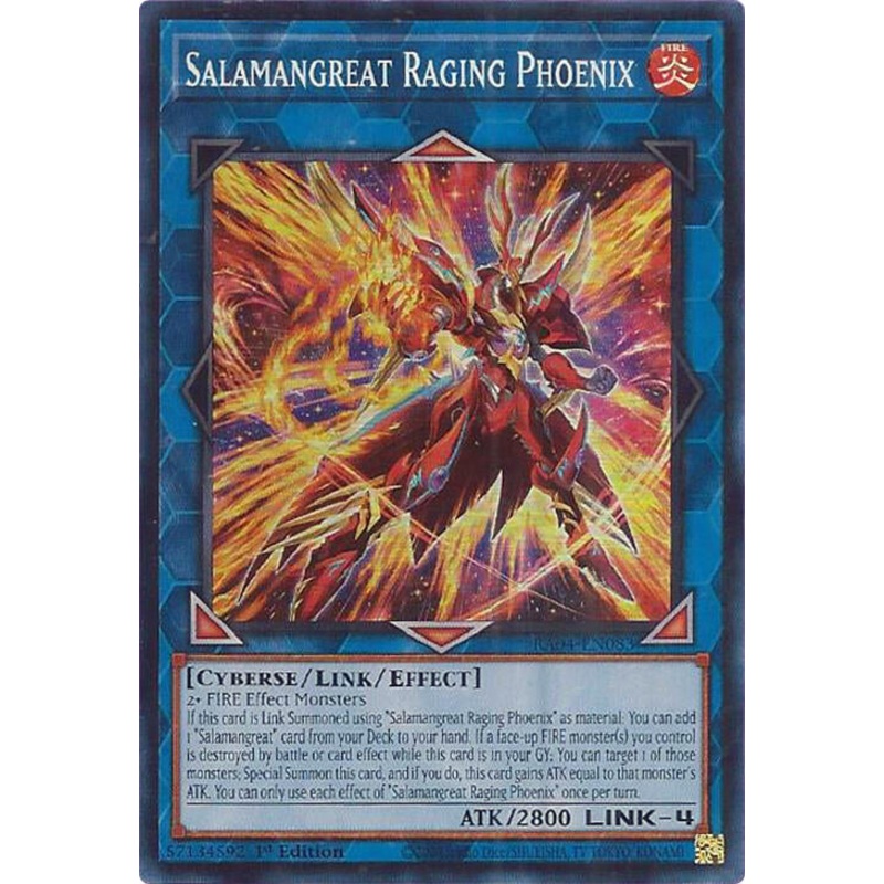 Salamangreat Raging Phoenix [RA04-EN083] Super Rare