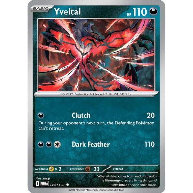 Yveltal (088/132) [Mega Evolutions: Base Set]