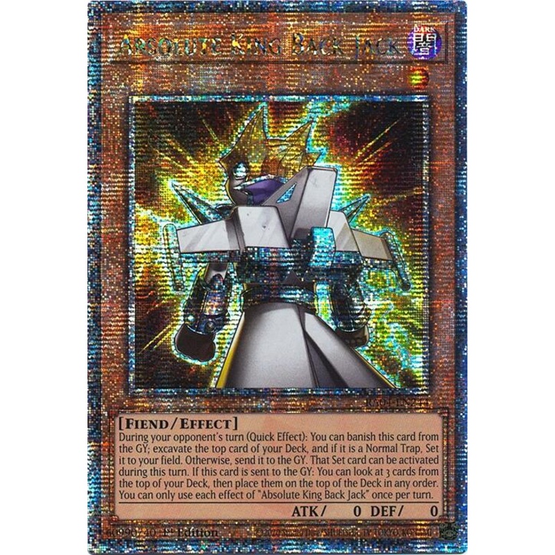 Absolute King Back Jack [RA04-EN244] Quarter Century Secret Rare