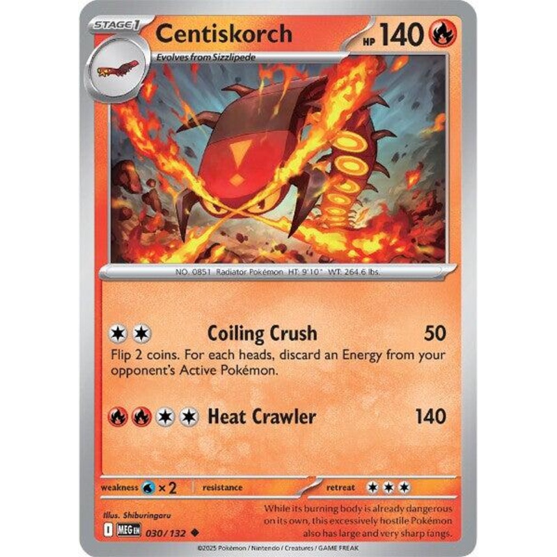 Centiskorch (030/132) [Mega Evolutions: Base Set]