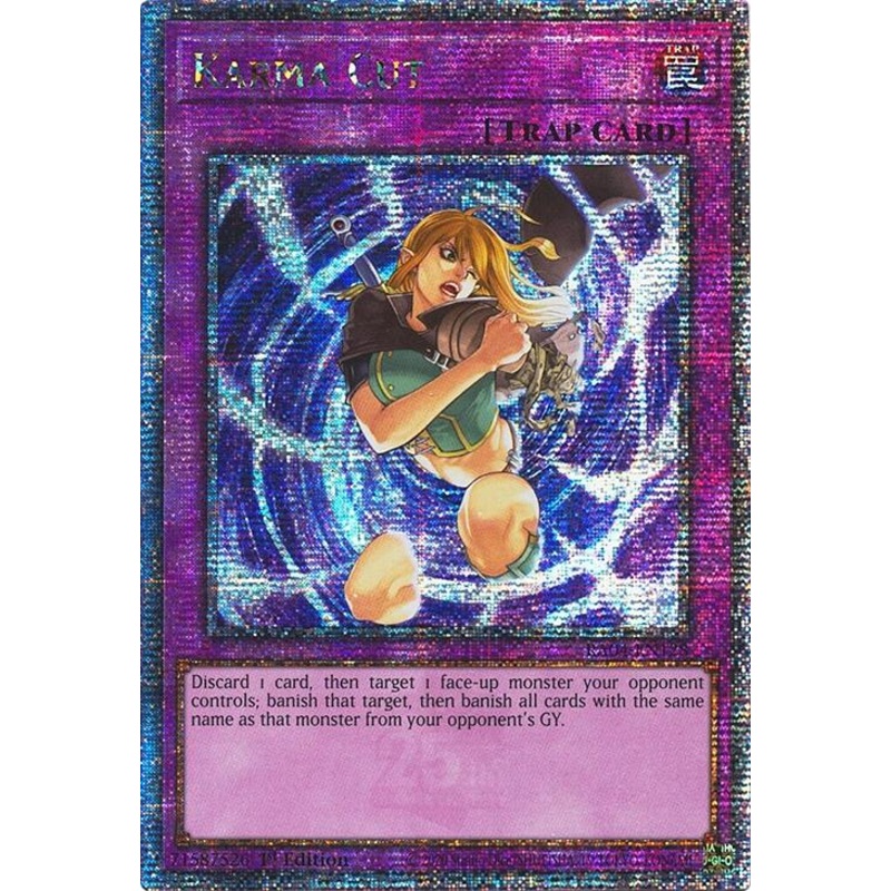 Karma Cut [RA04-EN128] Quarter Century Secret Rare