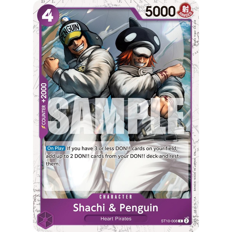 Shachi & Penguin (Pirate Foil) [Premium Booster -The Best- Vol. 2]