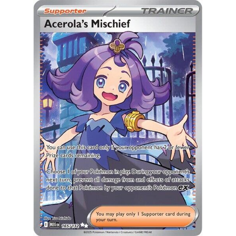 Acerola's Mischief (165/132) [Mega Evolutions: Base Set]