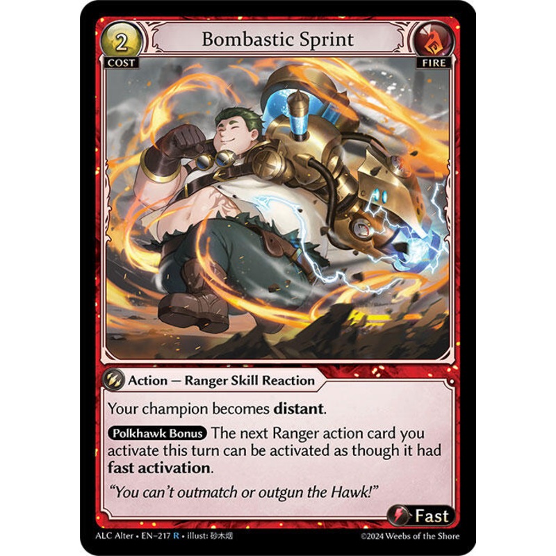Bombastic Sprint (217) [Alchemical Revolution Alter Edition]