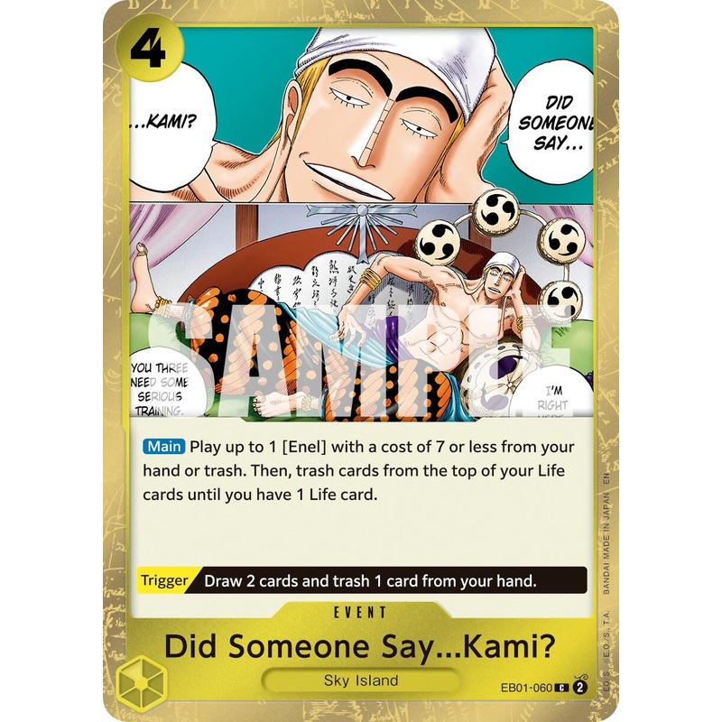 Did Someone Say...Kami? (Pirate Foil) [Premium Booster -The Best- Vol. 2]