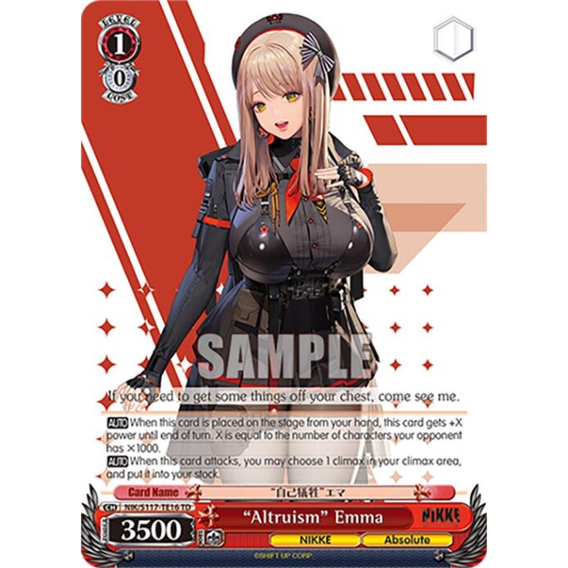 Altruism Emma(NIK/S117-TE16 TD) [GODDESS OF VICTORY: NIKKE]