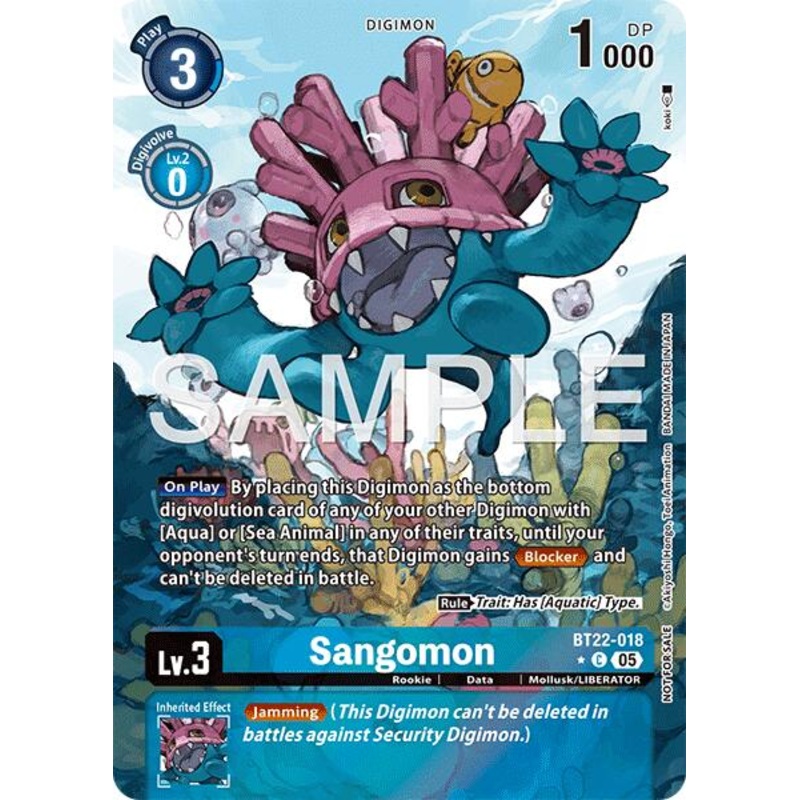 Sangomon [BT22-018] (Box Topper) [Cyber Eden]