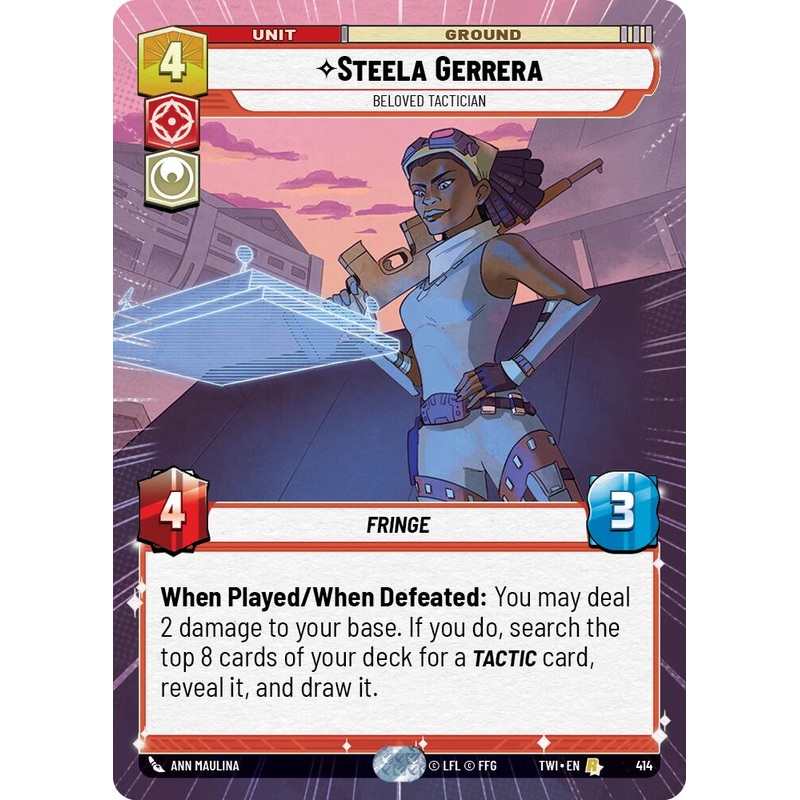 Steela Gerrera - Beloved Tactician (414) (Hyperspace) (414) [Twilight of the Republic]