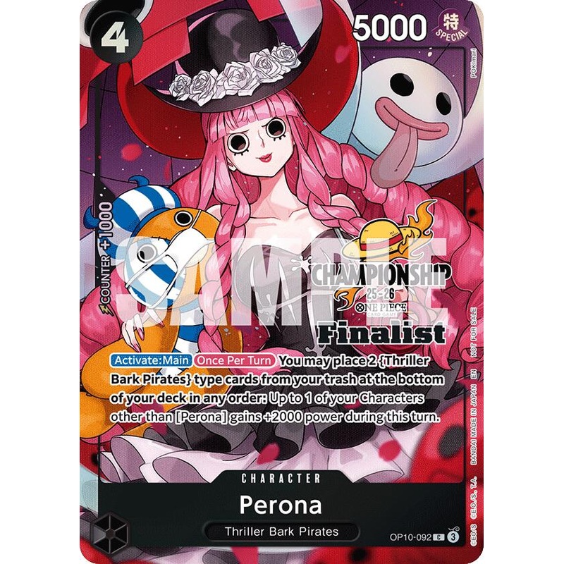 Perona (CS 25-26 Finalist Card Set 1) [One Piece Promotion Cards]
