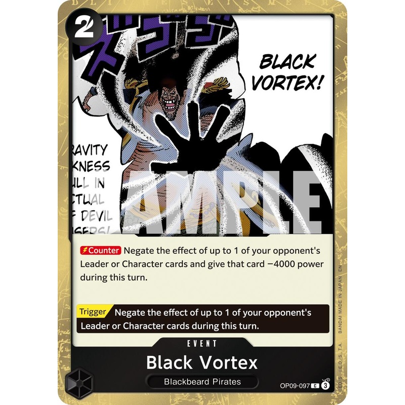Black Vortex (Pirate Foil) [Premium Booster -The Best- Vol. 2]