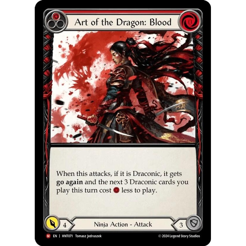 Art of the Dragon: Blood [HNT071] (The Hunted)