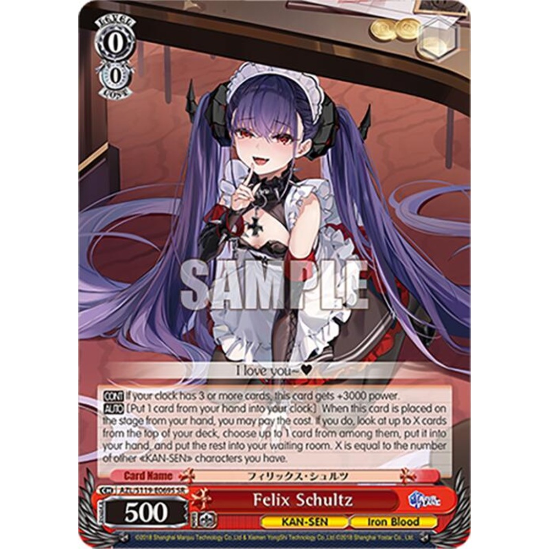 Felix Schultz (AZL/S119-E069S SR) [Azur Lane Vol. 2]