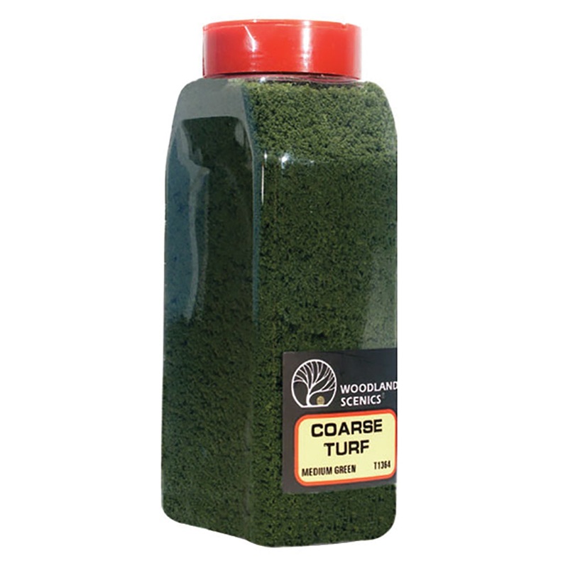 Woodland Scenics WT1364 Medium Green Coarse Turf