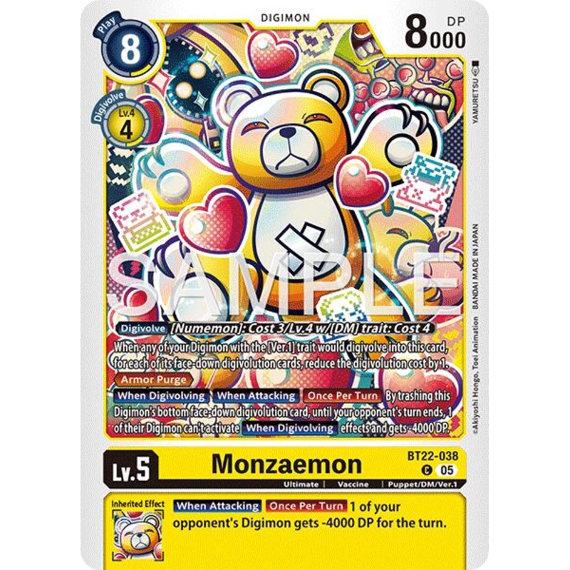Monzaemon [BT22-038] [Cyber Eden]