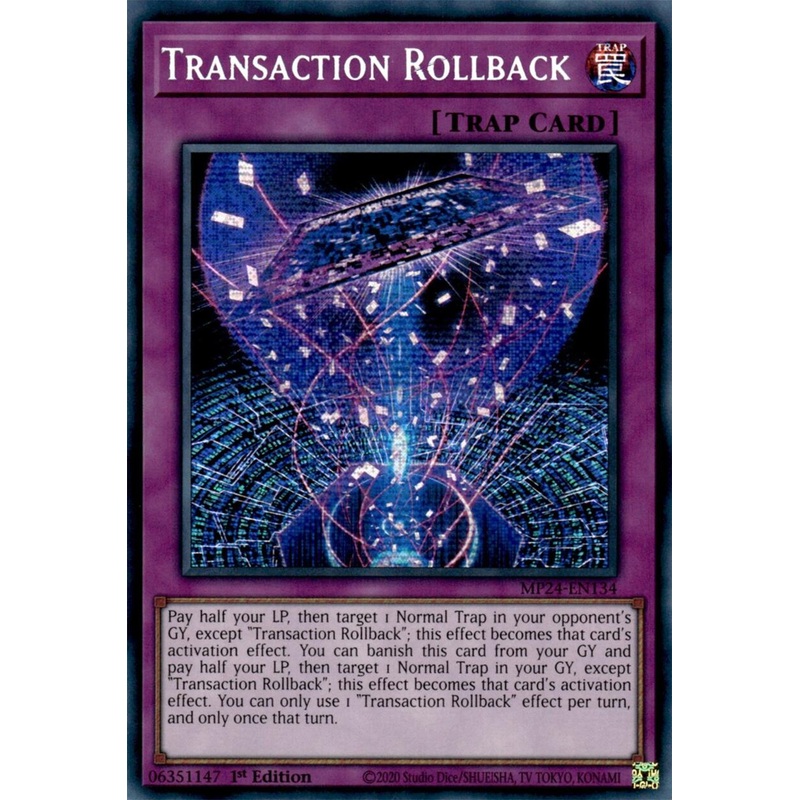 Transaction Rollback [MP24-EN134] Prismatic Secret Rare