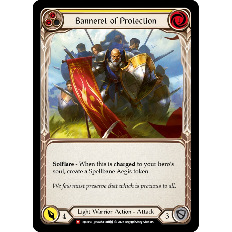 Banneret of Protection [DTD050] (Dusk Till Dawn)  Rainbow Foil
