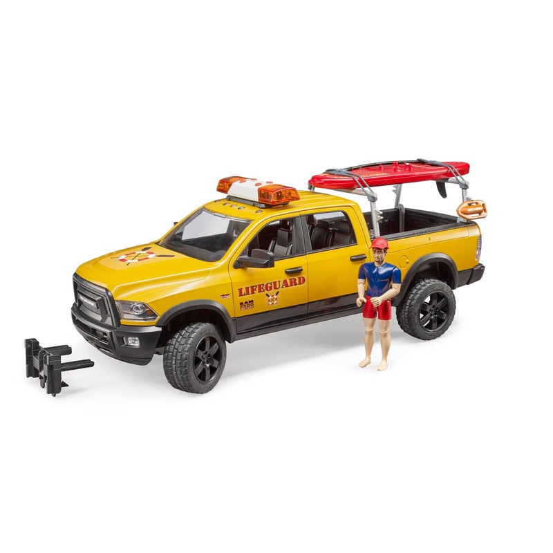 B02506 BRUDER DODGE RAM 2500 TRUCK AND LIFE GUARD