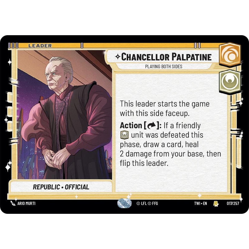 Chancellor Palpatine - Playing Both Sides (017/257) (017/257) [Twilight of the Republic]