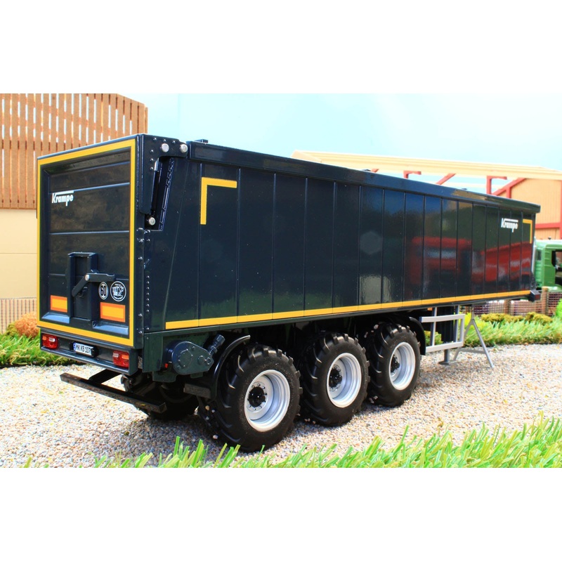 W7658 Wiking Krampe Conveyor Belt Lorry Trailer in Grey