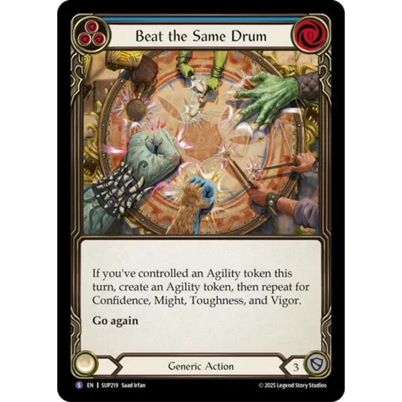 Beat the Same Drum [SUP219] (Super Slam)  Rainbow Foil