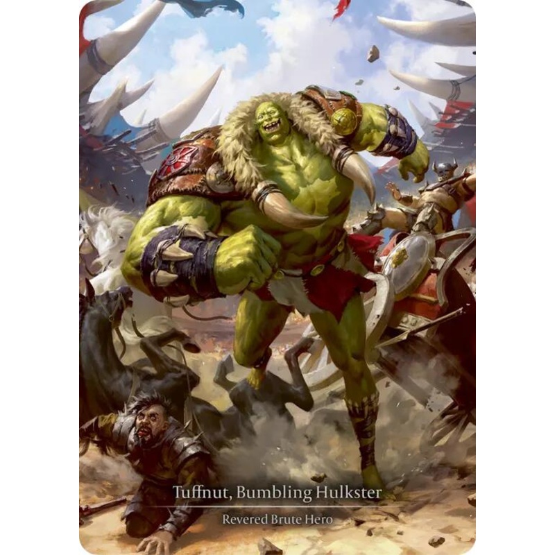 Tuffnut, Bumbling Hulkster (Marvel) [SUP001] (Super Slam)  Cold Foil