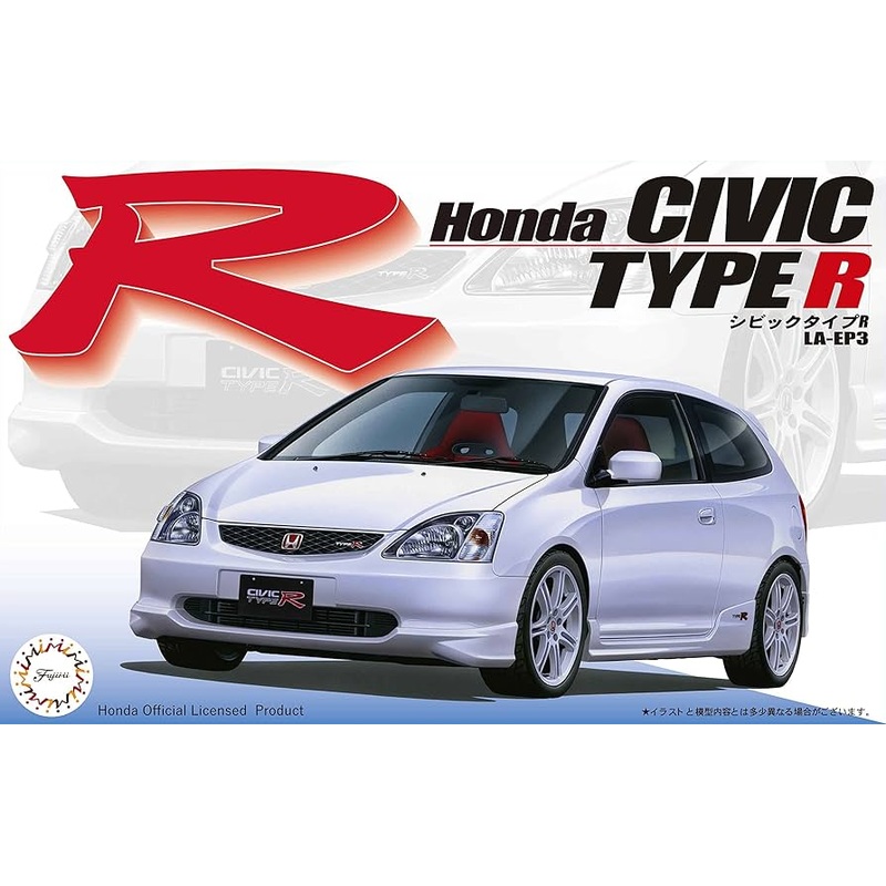 Fujimi 04686 1/24 Honda Civic Type R 2001 ID-94 Plastic Model Car Kit