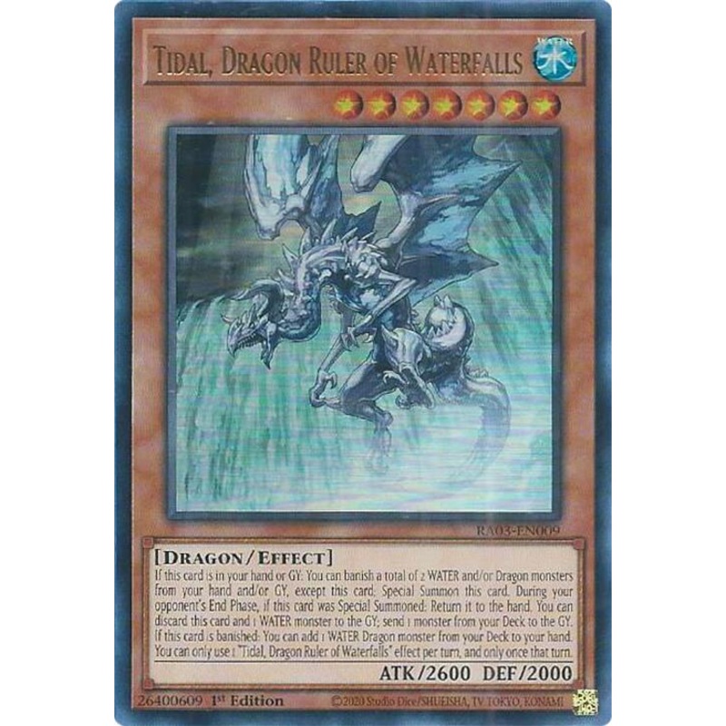 Tidal, Dragon Ruler of Waterfalls (UR) [RA03-EN009] Ultra Rare