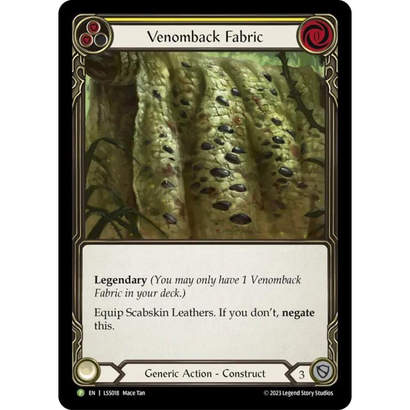 Venomback Fabric [LSS018] (Promo)  Cold Foil