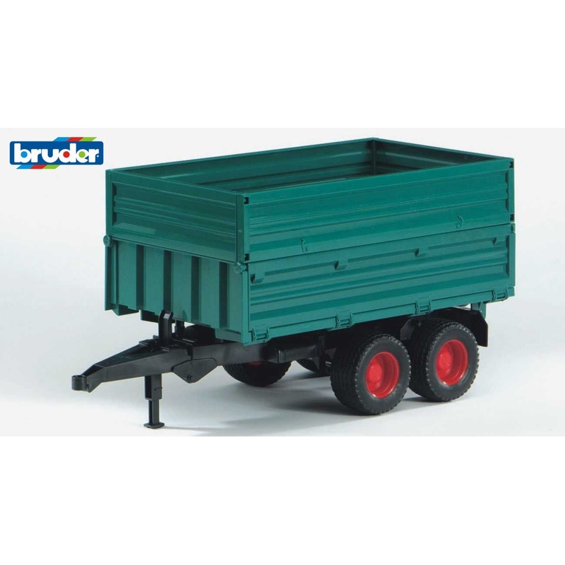 B02010 Bruder High sided (removable) Twin axled Tipping Trailer