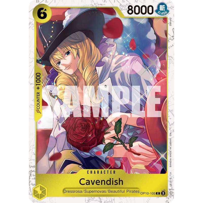 Cavendish (OP10-105) (Pirate Foil) [Premium Booster -The Best- Vol. 2]