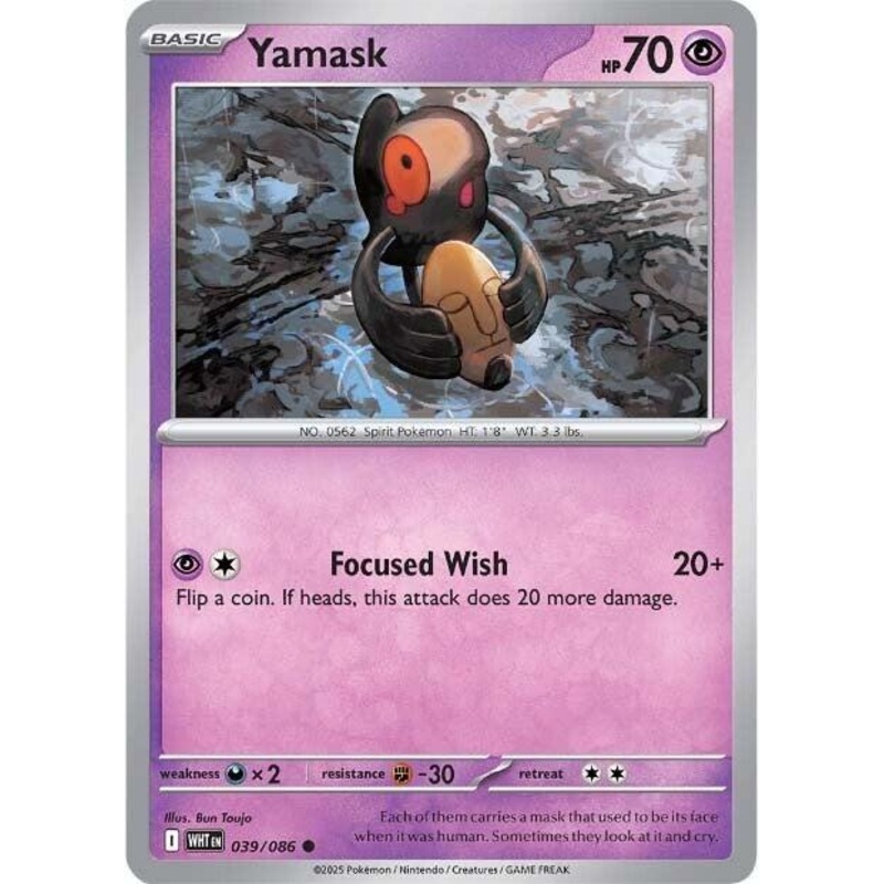Yamask (039/086) [Scarlet & Violet: White Flare]