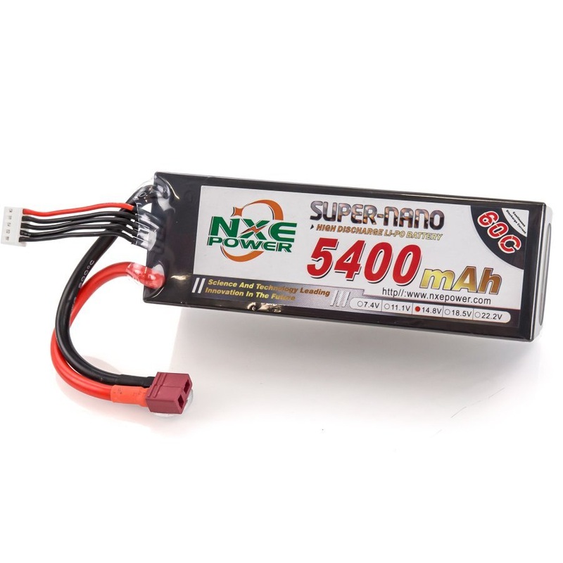 NXE 14.8v 5400mAh 60C Hard Case LiPo Battery