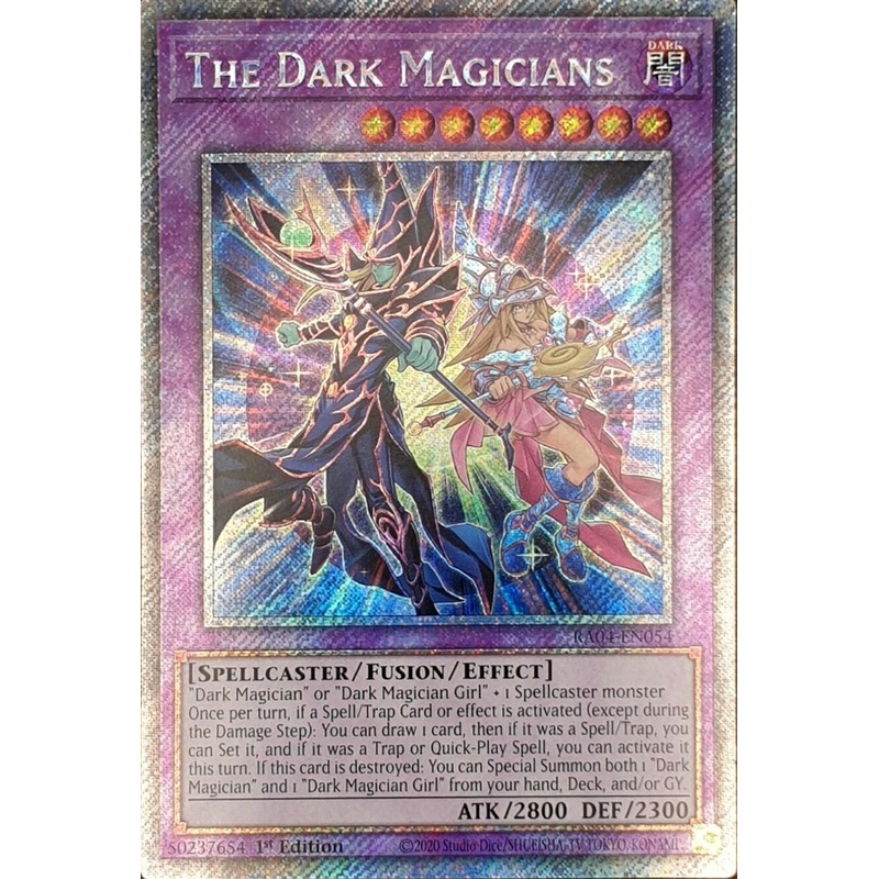 The Dark Magicians [RA04-EN054] Platinum Secret Rare