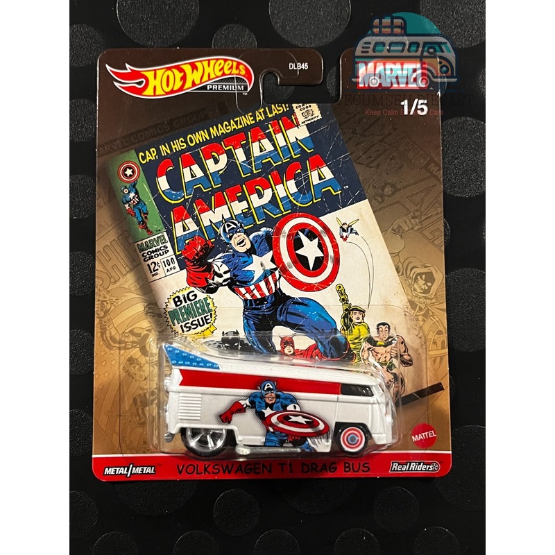 Volkswagen T1 Drag Bus ft. Captain America (Marvel 1/5)