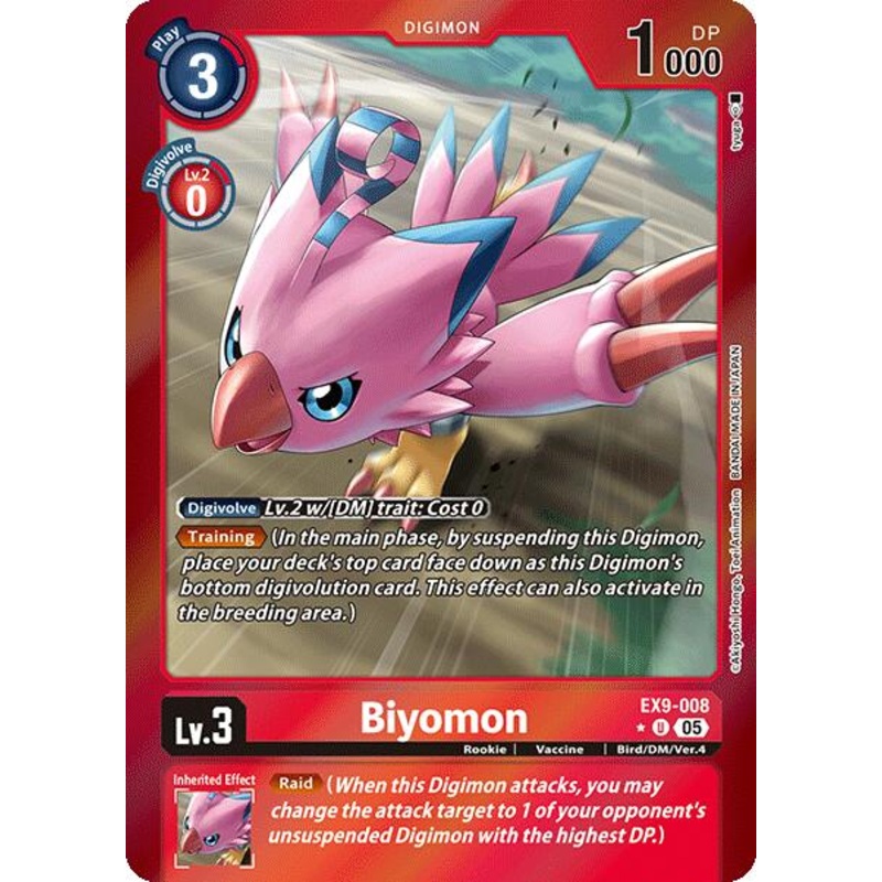 Biyomon [EX9-008] (Limited Foil) [Versus Monsters]